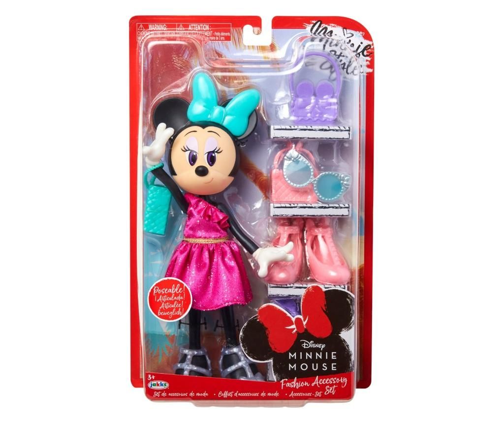 Papusa cu accesorii Minnie Mouse – Jakks Pacific, Multicolor Jakks Pacific
